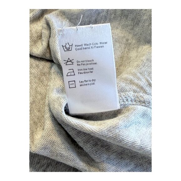 Chaser Long Sleeve Grey Tee Shirt Size Medium - Picture 9 of 9